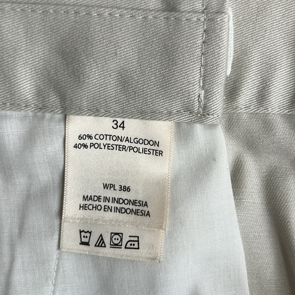 Haggar Men’s NWT Classic Twill Tan Short - SZ: 34W - Picture 5 of 7
